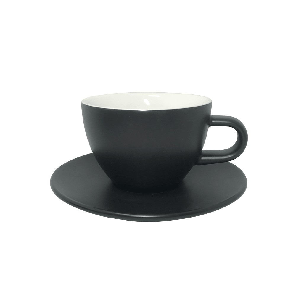 Ceramic Cups & Saucer - Curve Coffee Collaborators