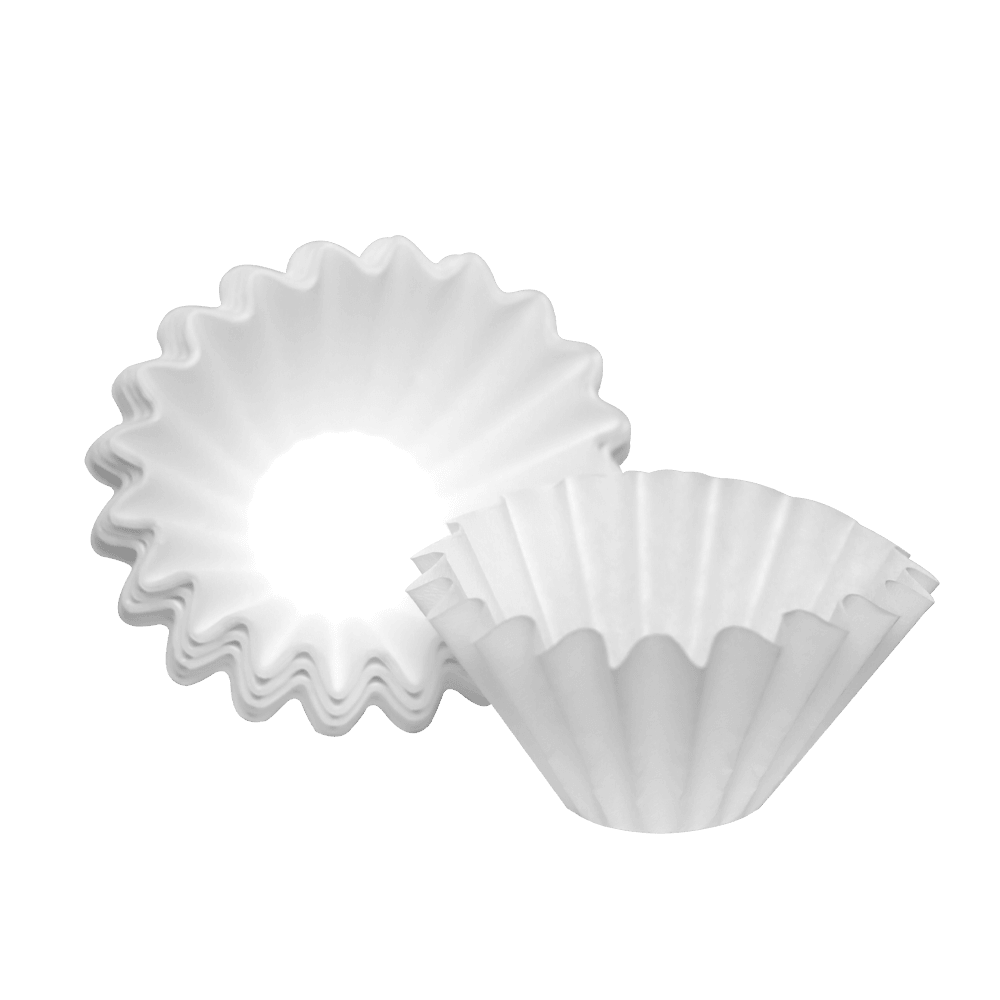 Coffee Paper Filter 50pcs. (White) - Curve Coffee Collaborators