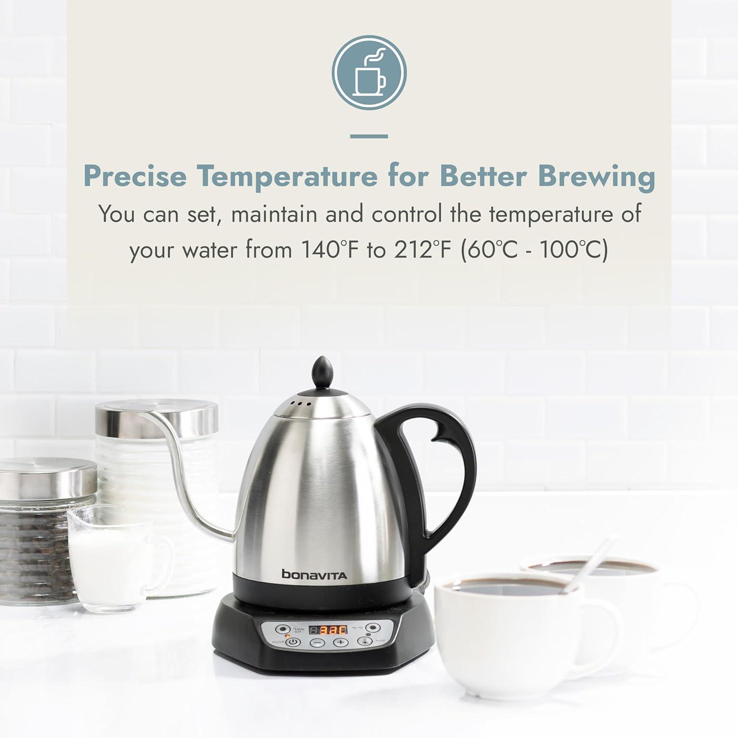 Bonavita Gooseneck Kettle 1L - Curve Coffee Collaborators