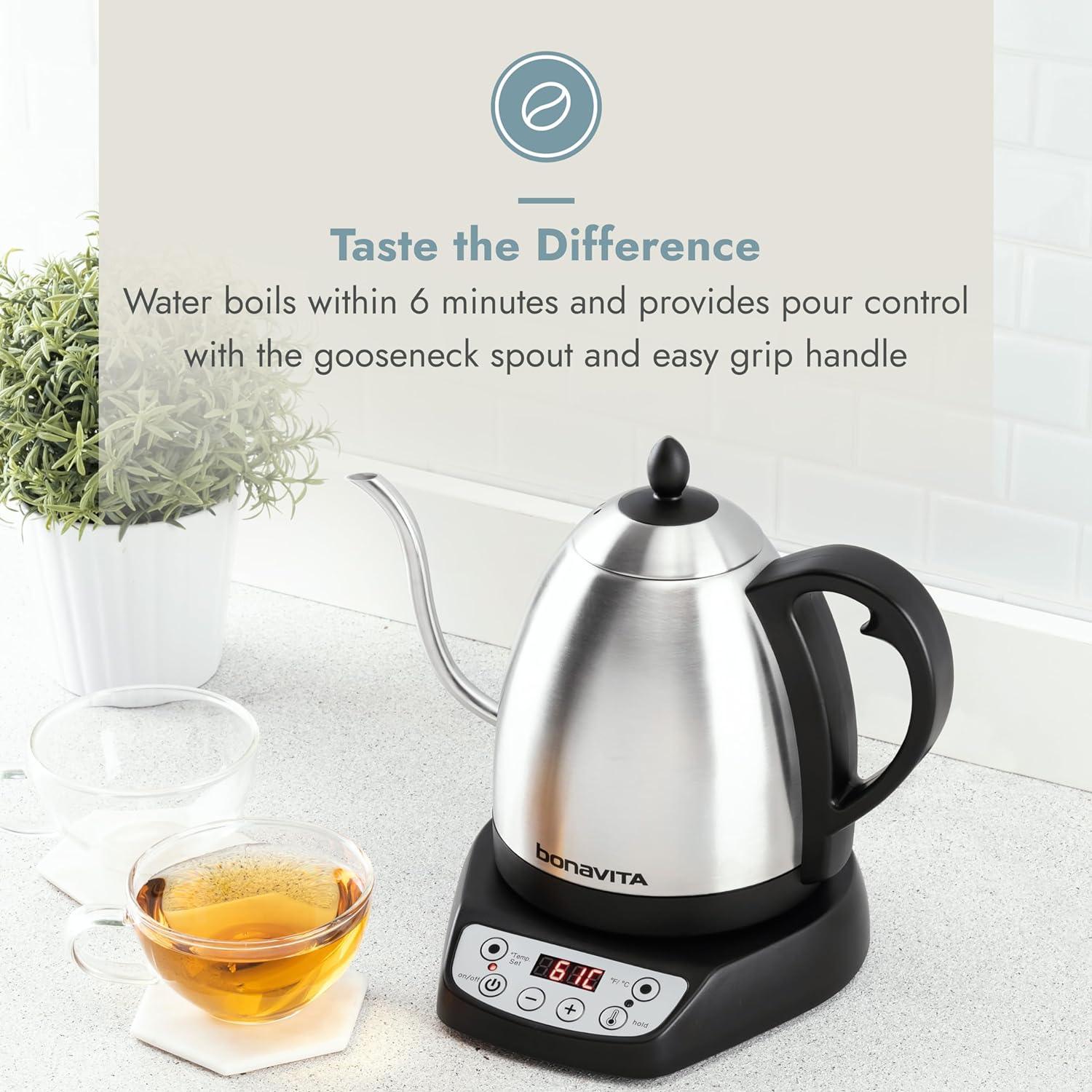 Bonavita Gooseneck Kettle 1L - Curve Coffee Collaborators