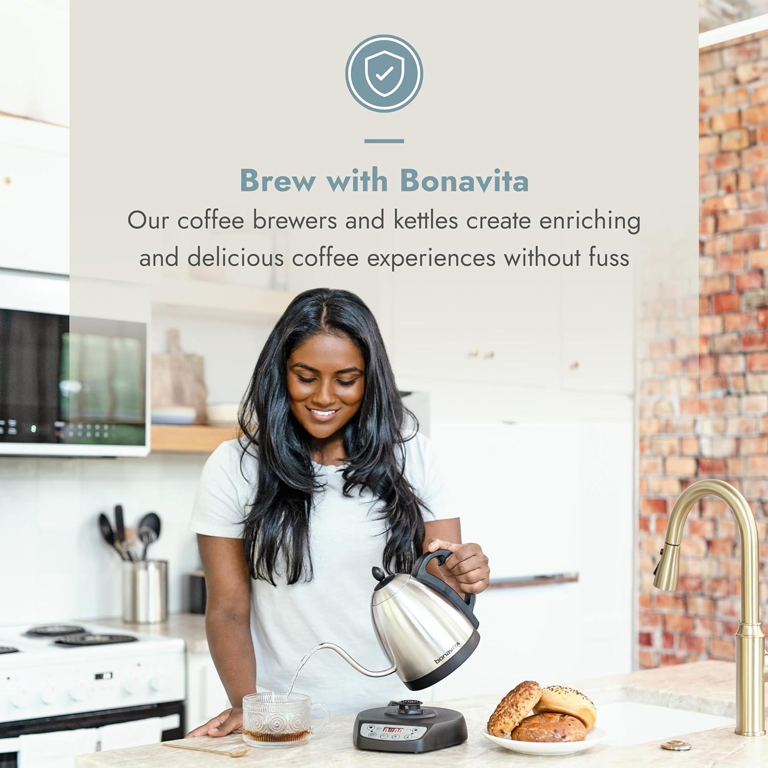 Bonavita Gooseneck Kettle 1L - Curve Coffee Collaborators