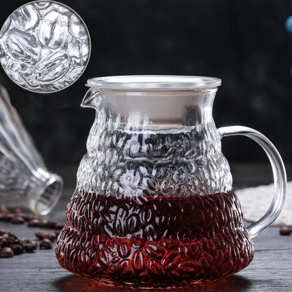Borosilicate Glass Coffee Pot 580ml - Curve Coffee Collaborators