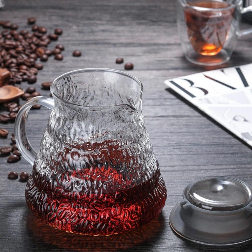 Borosilicate Glass Coffee Pot 580ml - Curve Coffee Collaborators