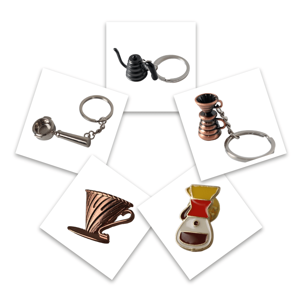 Coffee Series Keychain - Curve Coffee Collaborators