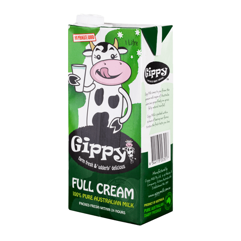 Gippy Full Cream Milk - Curve Coffee Collaborators
