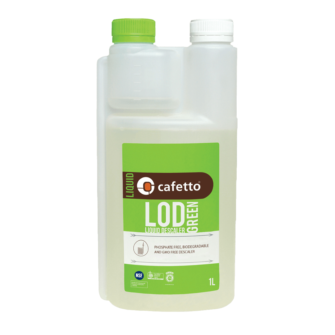 Cafetto LOD® Green Liquid Descaler 1L - Curve Coffee Collaborators