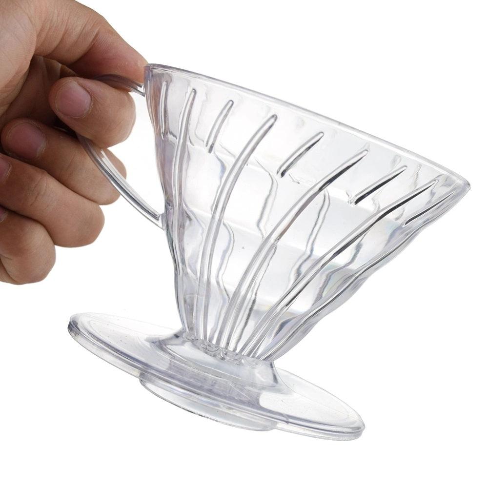 V60 Plastic Coffee Dripper - Curve Coffee Collaborators