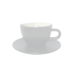 Ceramic Cups & Saucer - Curve Coffee Collaborators