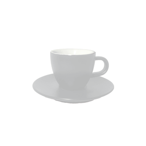 Ceramic Cups & Saucer - Curve Coffee Collaborators
