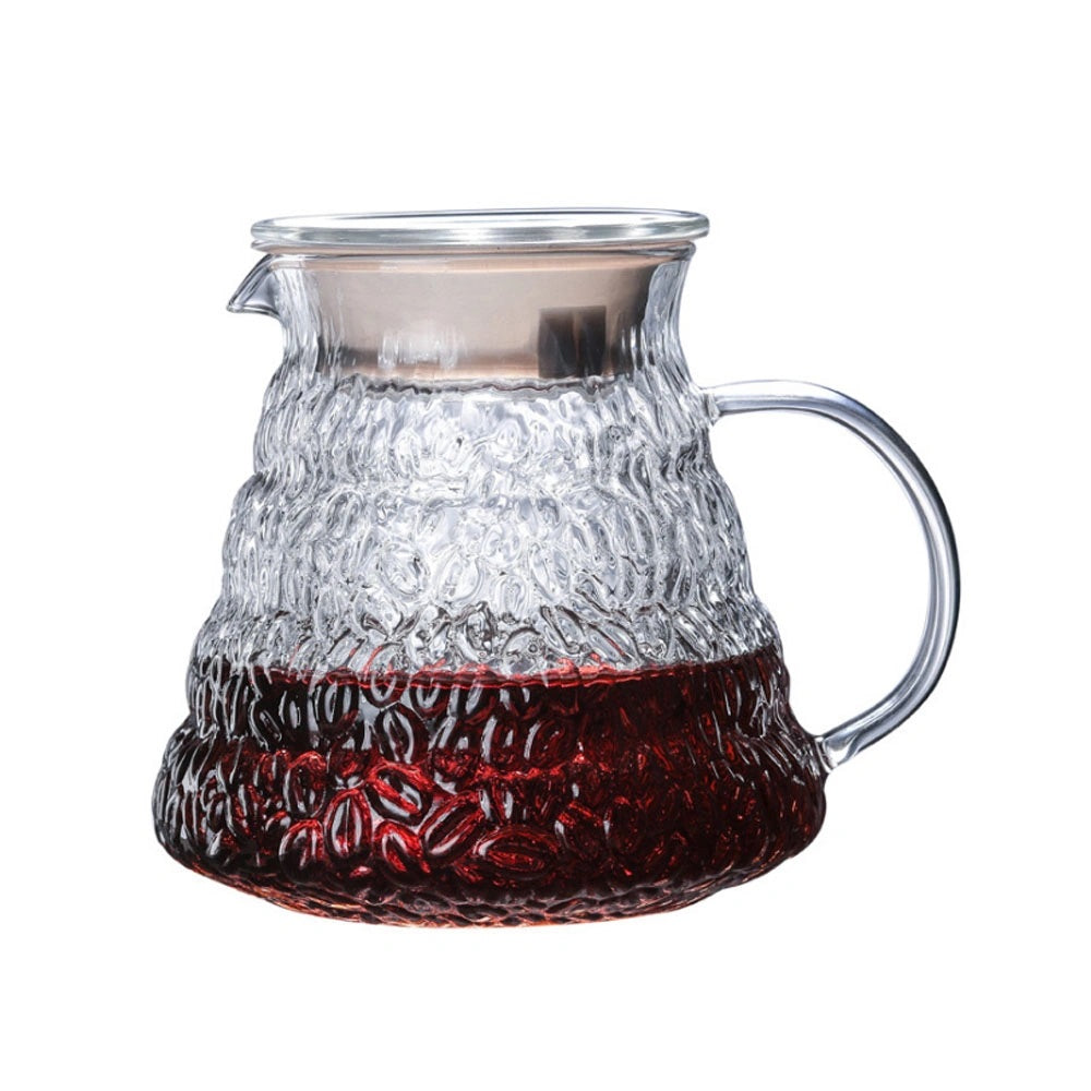 Borosilicate Glass Coffee Pot 580ml - Curve Coffee Collaborators