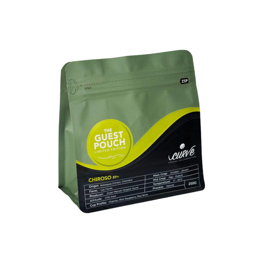 Chiroso 89+ 250g - Curve Coffee Collaborators