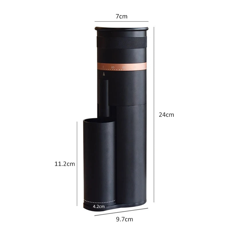 Electric Coffee Grinder 38mm - Black