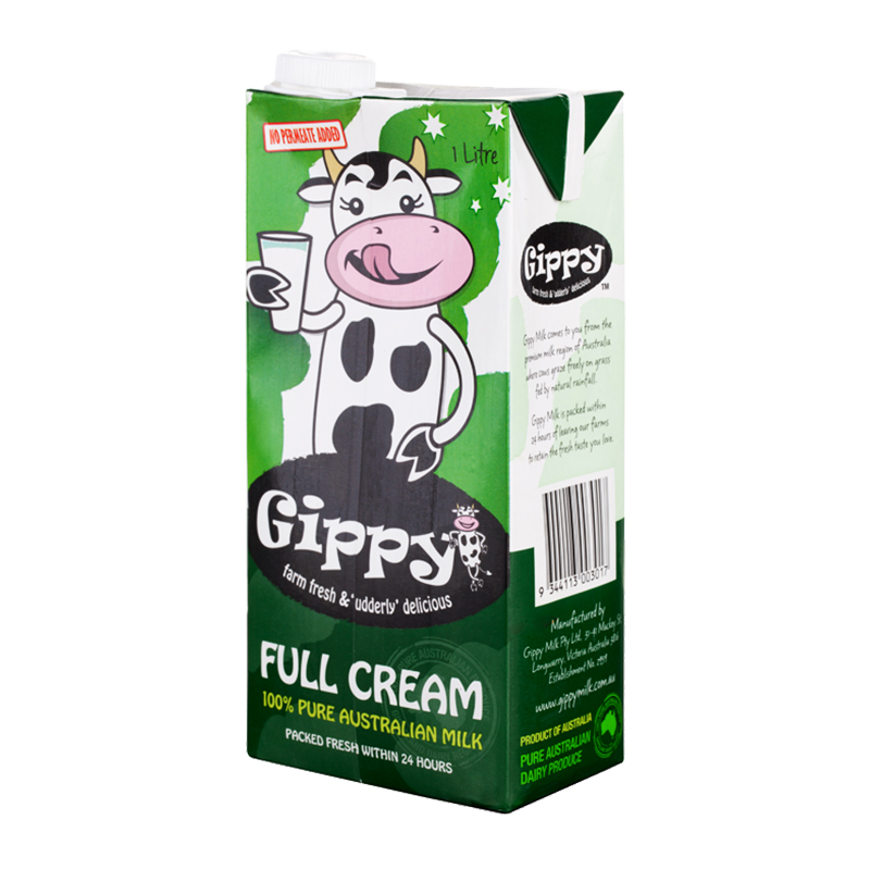 Gippy Full Cream Milk