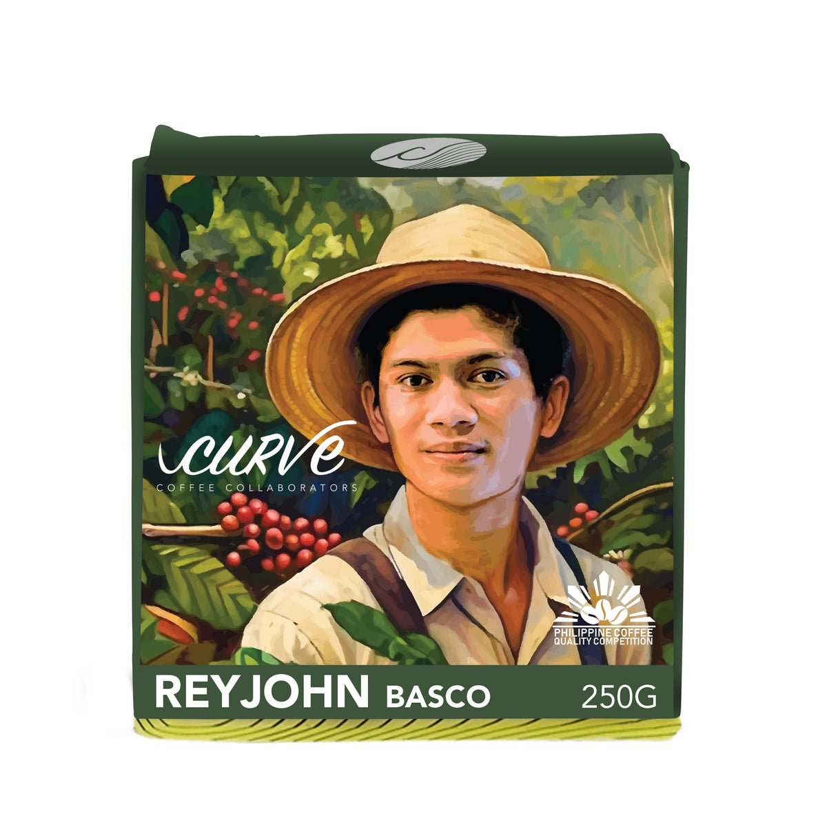 PCQC 2024 Reyjohn Basco Natural 250g - Curve Coffee Collaborators