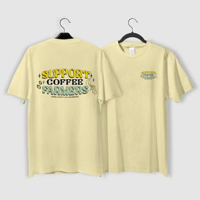 Curve T-Shirt - Support Coffee Farmers