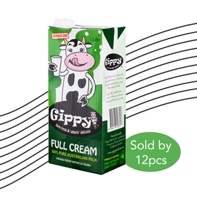 Gippy Full Cream Milk 1L x 12pcs.