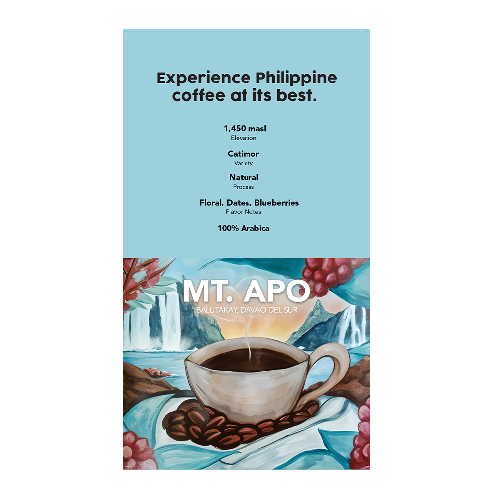 Mt. Apo Natural Drip Box Coffee 12G X 10'S